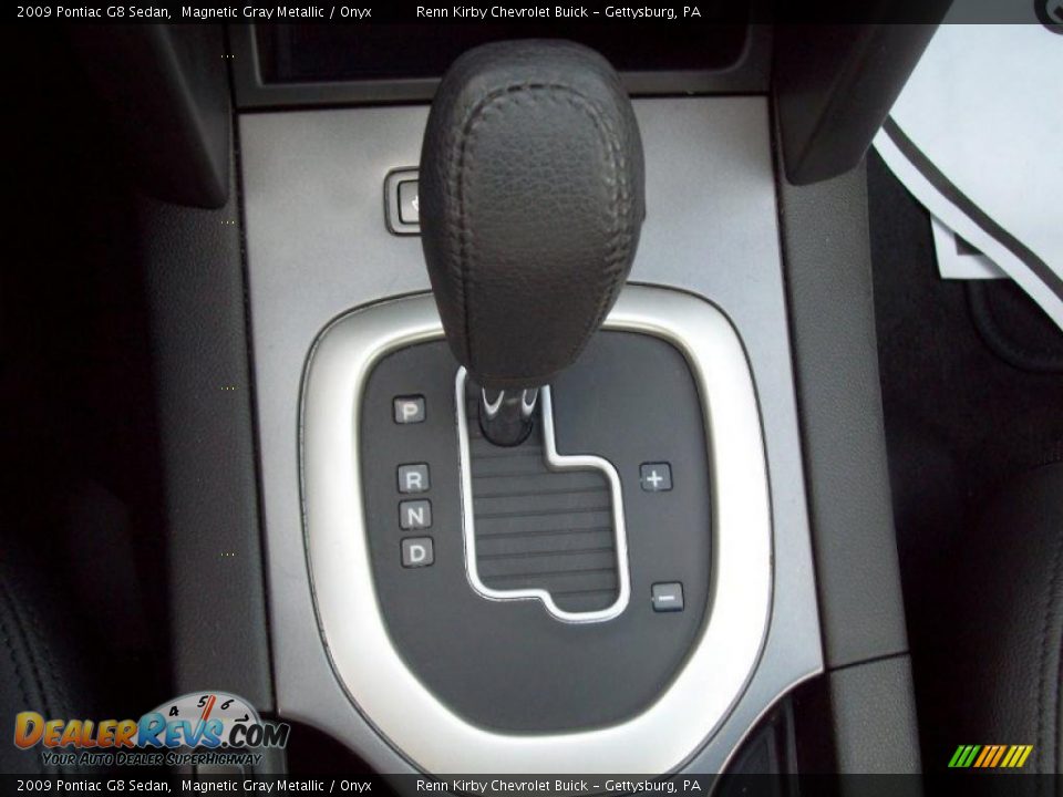 2009 Pontiac G8 Sedan Magnetic Gray Metallic / Onyx Photo #23