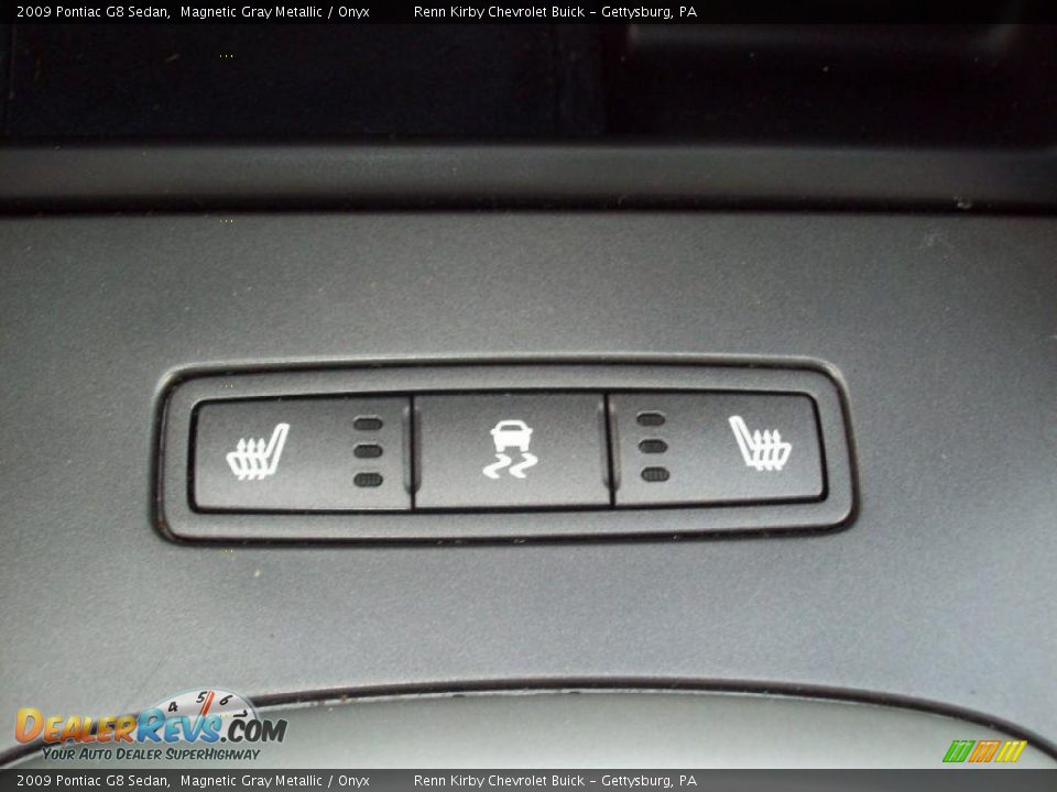 2009 Pontiac G8 Sedan Magnetic Gray Metallic / Onyx Photo #24