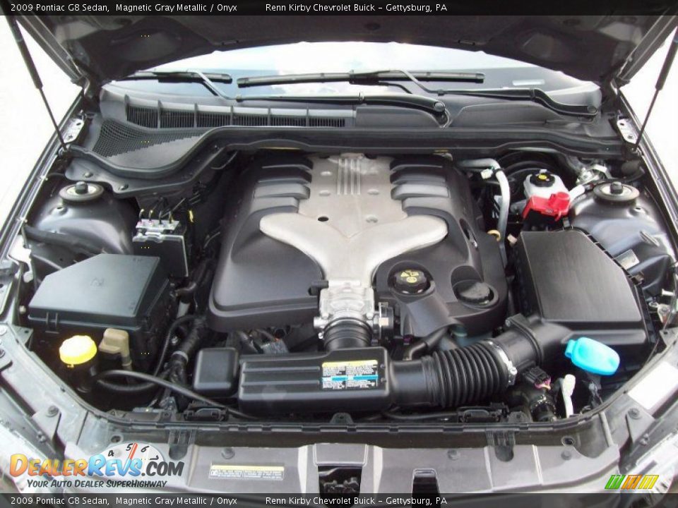2009 Pontiac G8 Sedan Magnetic Gray Metallic / Onyx Photo #27
