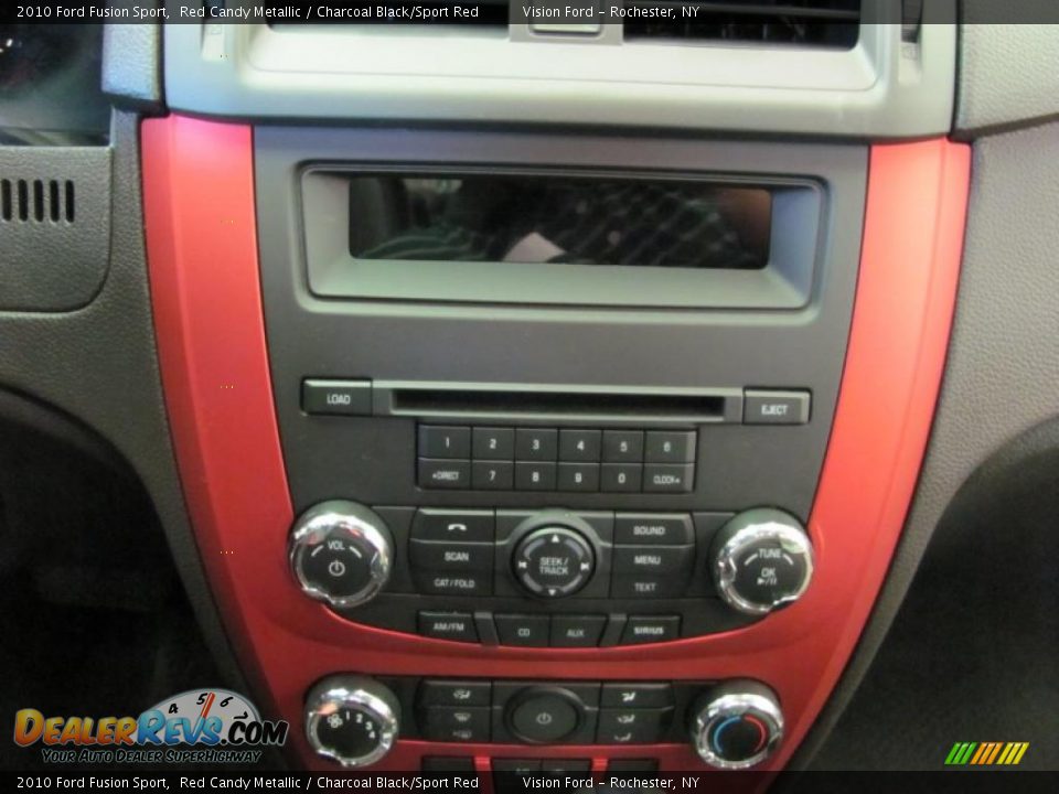 2010 Ford Fusion Sport Red Candy Metallic / Charcoal Black/Sport Red Photo #5