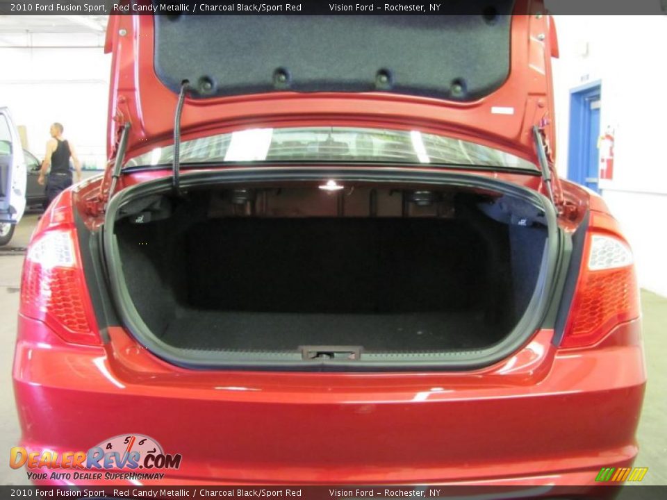 2010 Ford Fusion Sport Red Candy Metallic / Charcoal Black/Sport Red Photo #6