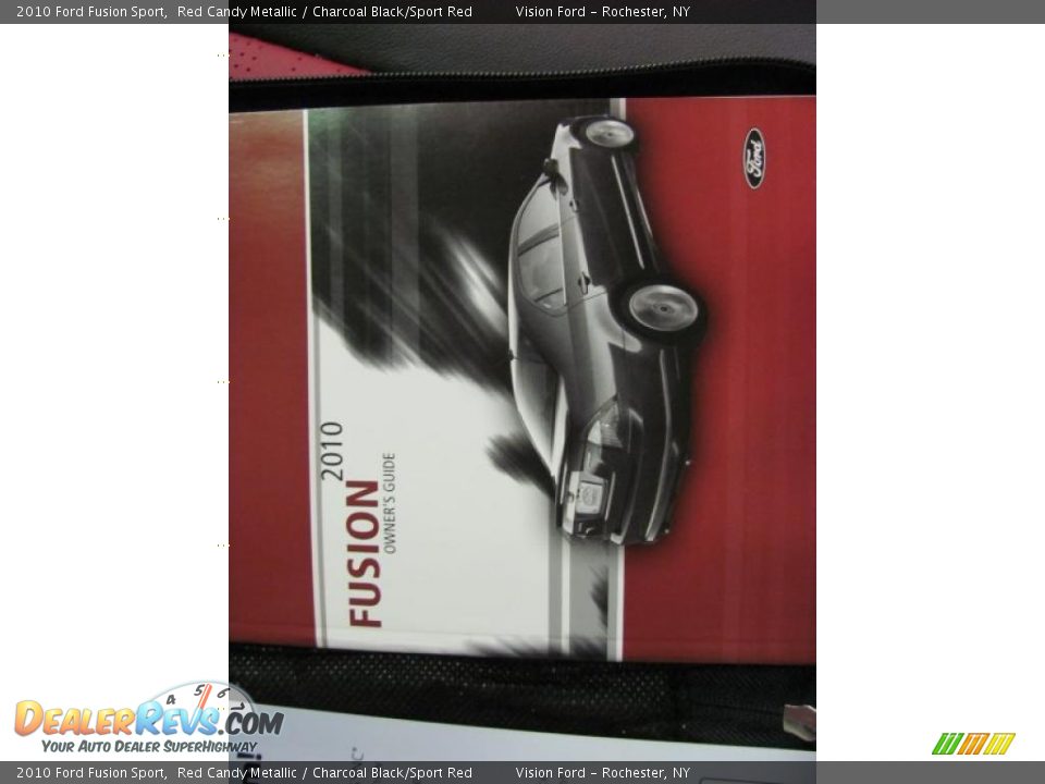 2010 Ford Fusion Sport Red Candy Metallic / Charcoal Black/Sport Red Photo #10