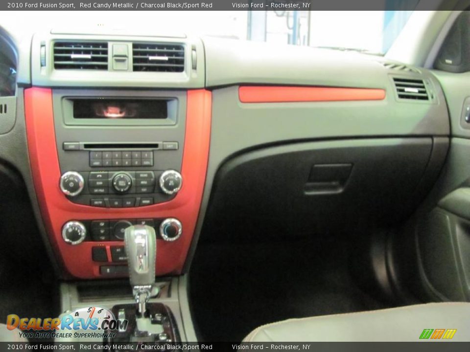 2010 Ford Fusion Sport Red Candy Metallic / Charcoal Black/Sport Red Photo #20