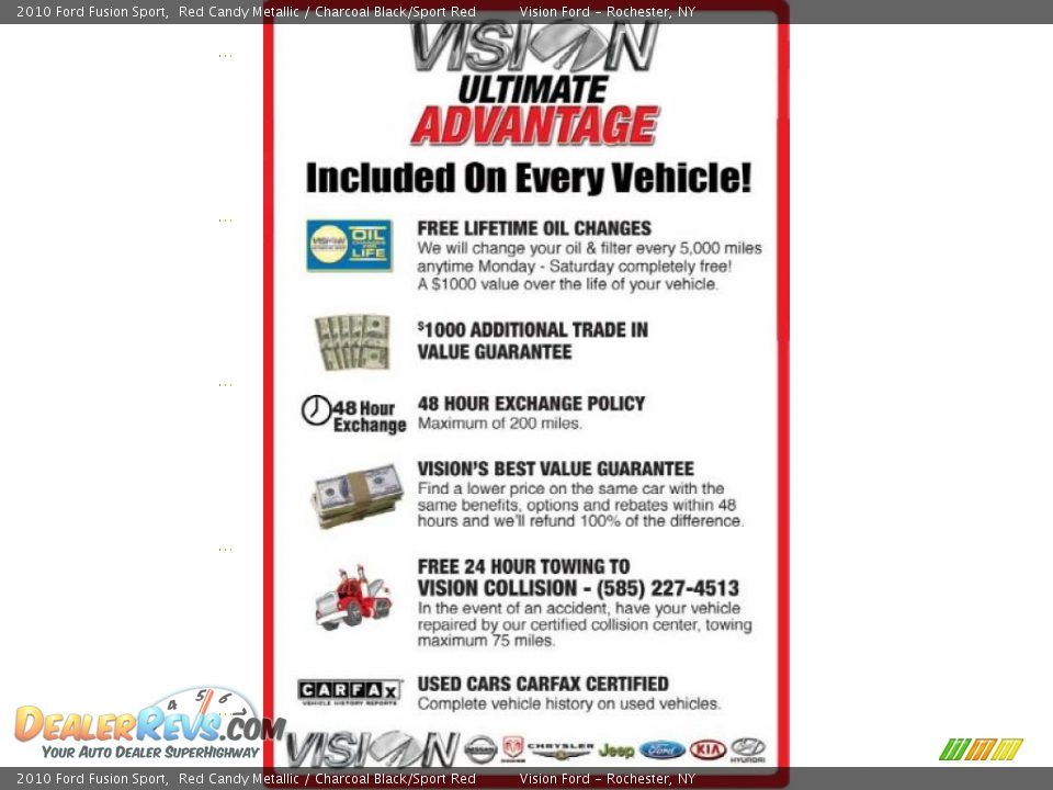 2010 Ford Fusion Sport Red Candy Metallic / Charcoal Black/Sport Red Photo #31