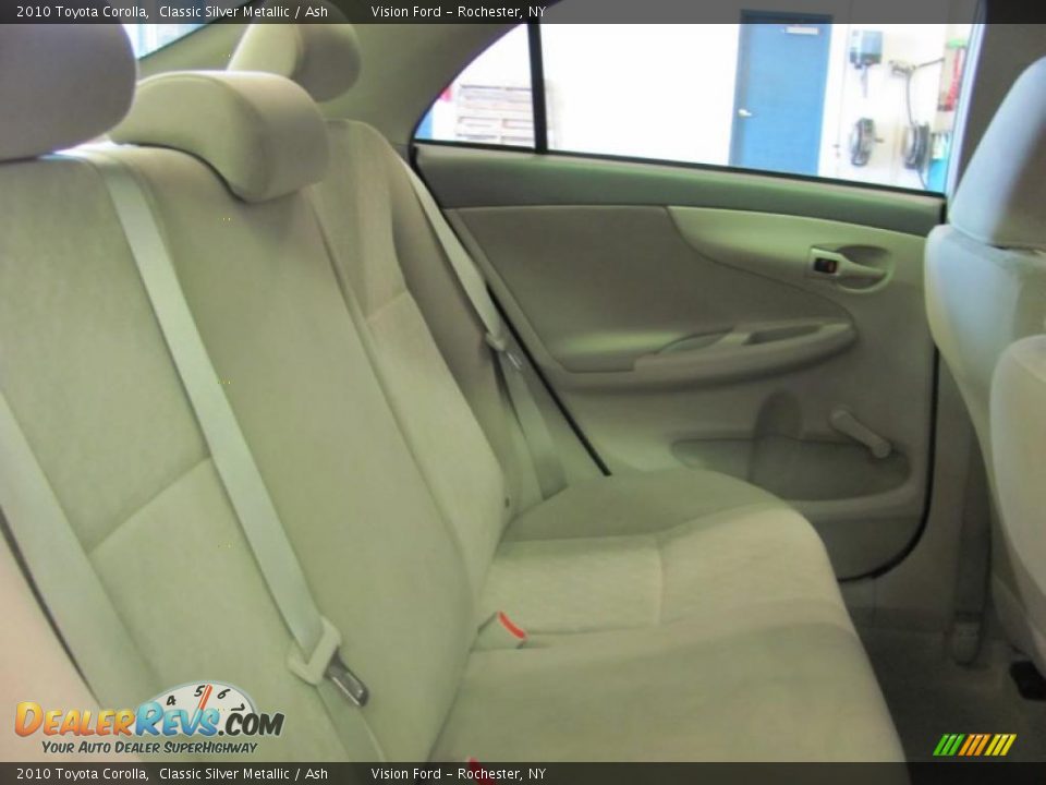2010 Toyota Corolla Classic Silver Metallic / Ash Photo #8