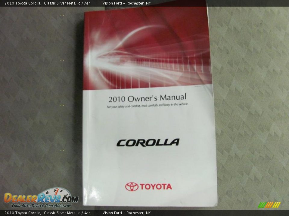 2010 Toyota Corolla Classic Silver Metallic / Ash Photo #10