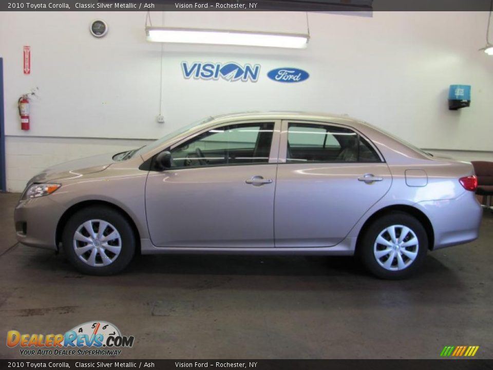 2010 Toyota Corolla Classic Silver Metallic / Ash Photo #13