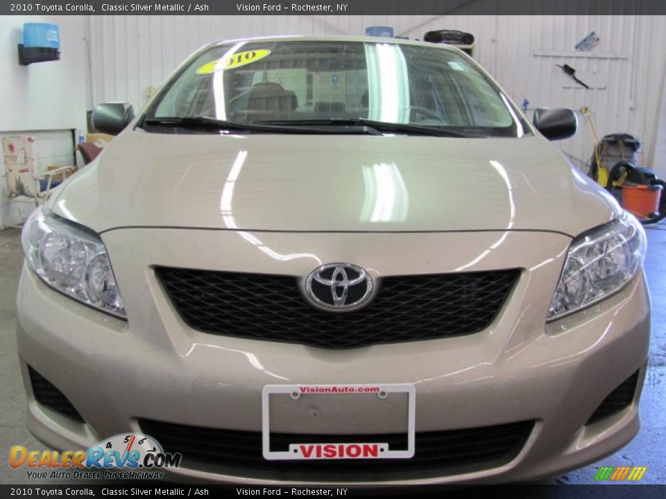 2010 Toyota Corolla Classic Silver Metallic / Ash Photo #17