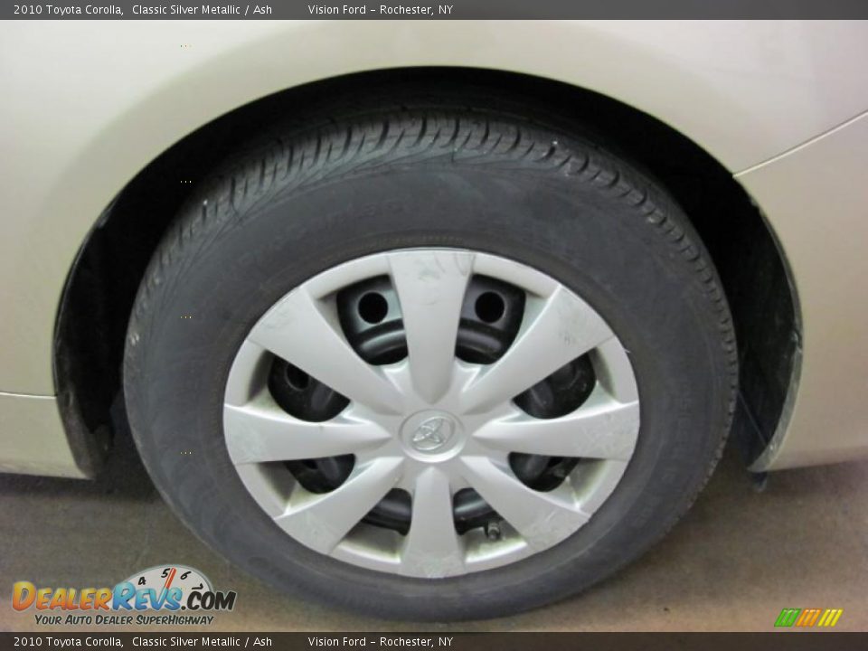 2010 Toyota Corolla Classic Silver Metallic / Ash Photo #18