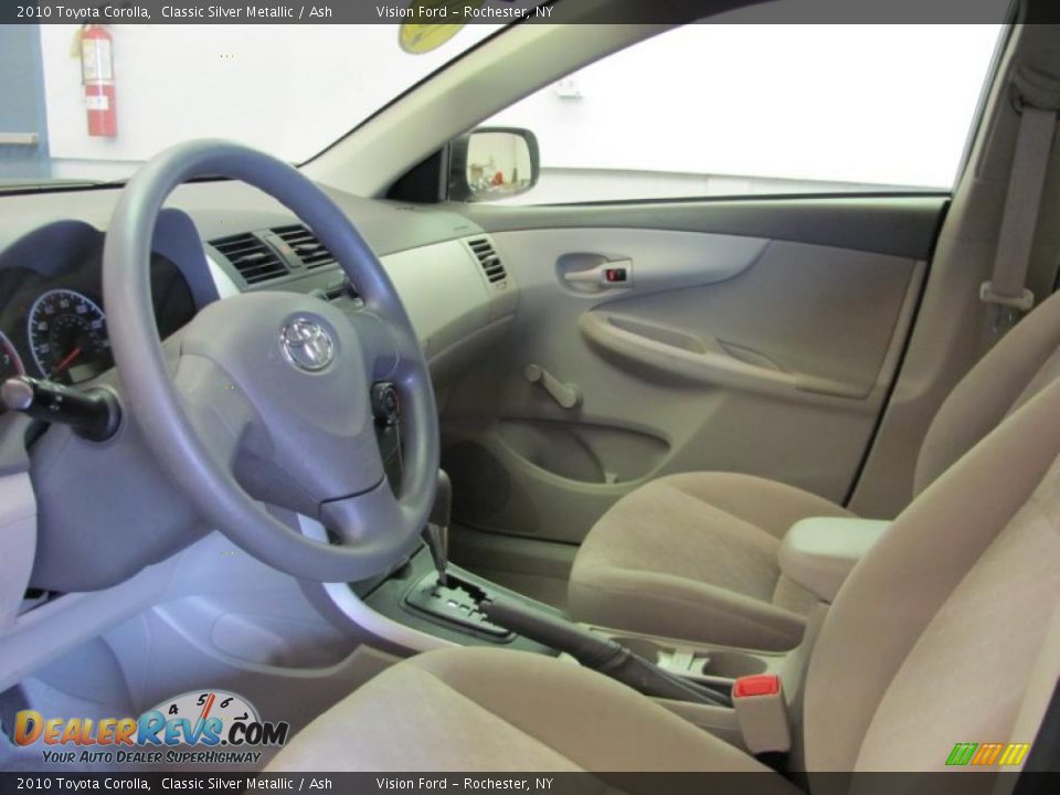 2010 Toyota Corolla Classic Silver Metallic / Ash Photo #21