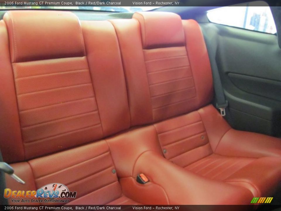 2006 Ford Mustang GT Premium Coupe Black / Red/Dark Charcoal Photo #8