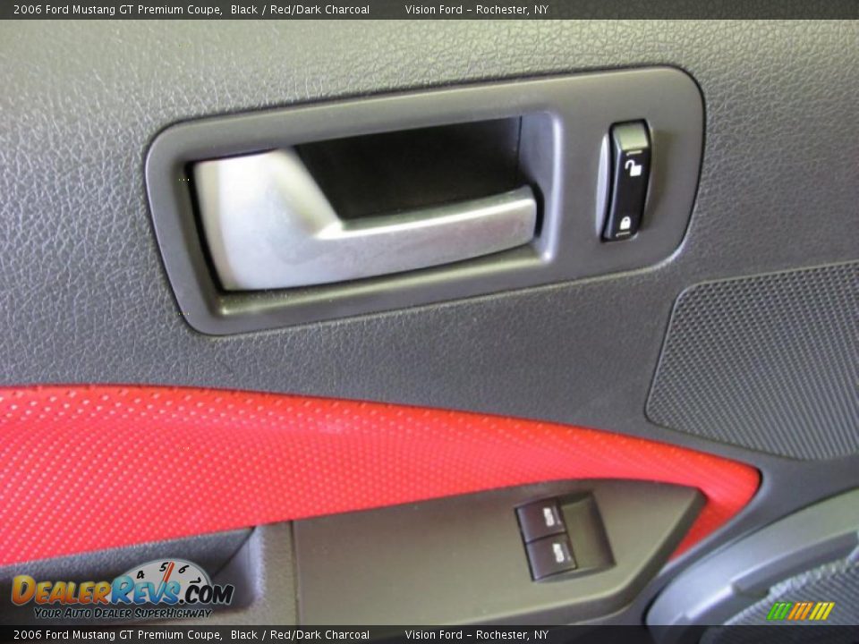 2006 Ford Mustang GT Premium Coupe Black / Red/Dark Charcoal Photo #22