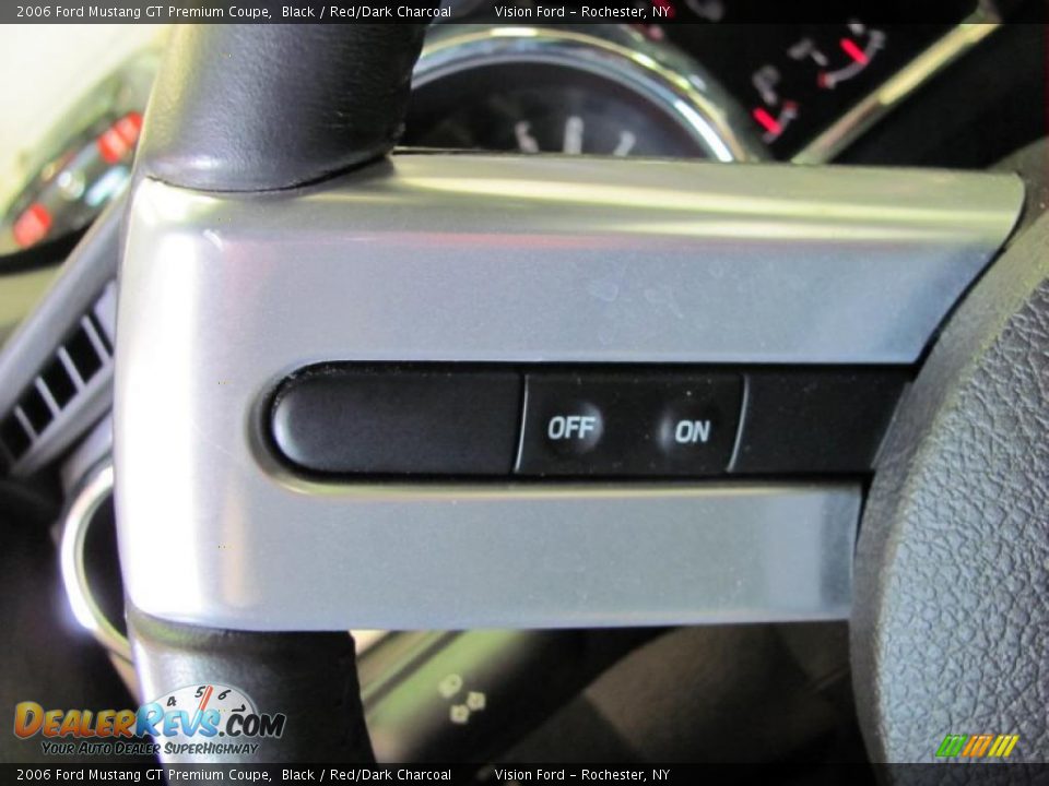 2006 Ford Mustang GT Premium Coupe Black / Red/Dark Charcoal Photo #26