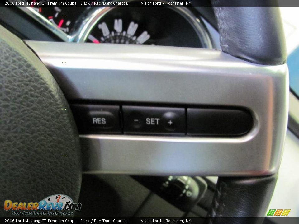 2006 Ford Mustang GT Premium Coupe Black / Red/Dark Charcoal Photo #27