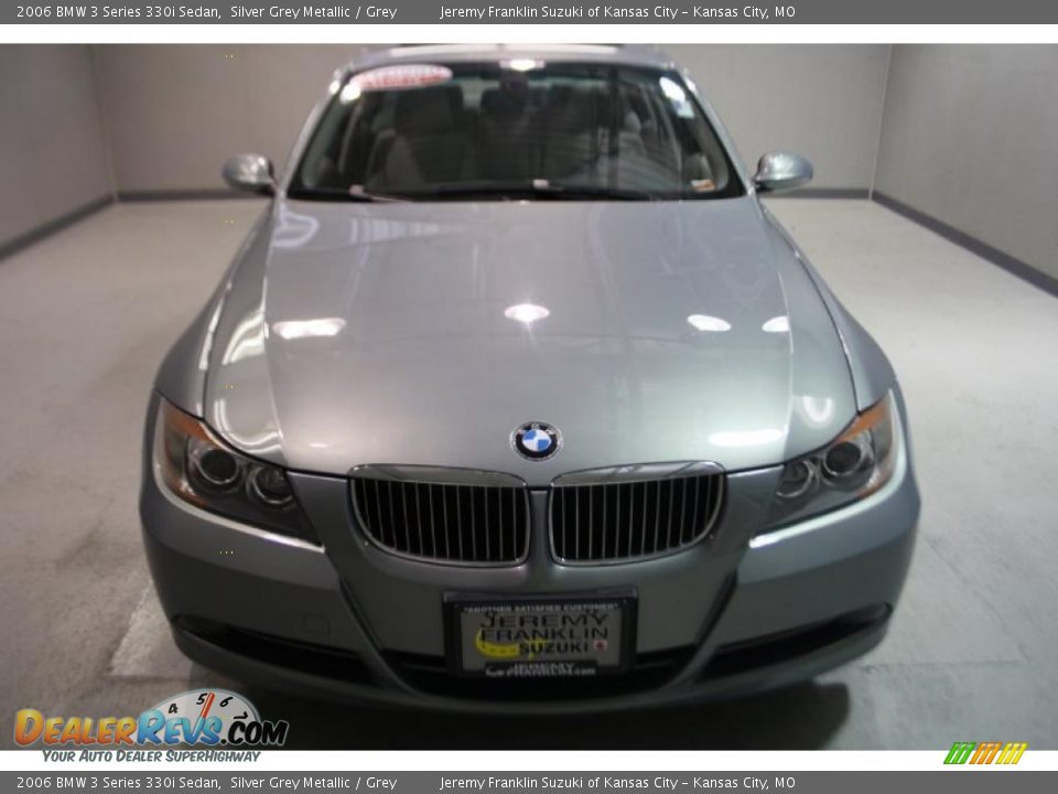 2006 BMW 3 Series 330i Sedan Silver Grey Metallic / Grey Photo #2