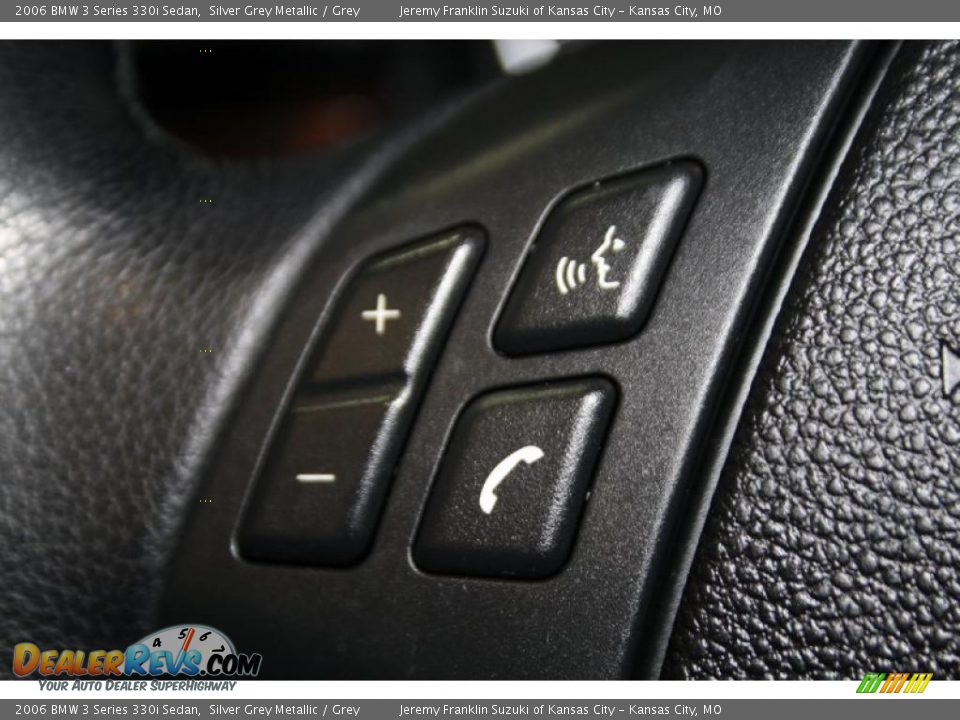 2006 BMW 3 Series 330i Sedan Silver Grey Metallic / Grey Photo #23