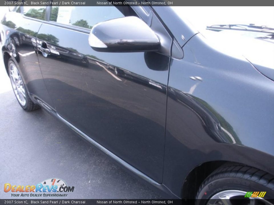 2007 Scion tC Black Sand Pearl / Dark Charcoal Photo #4