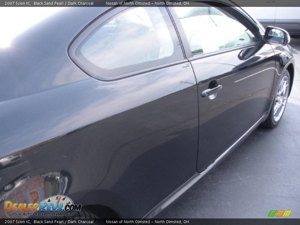 2007 Scion tC Black Sand Pearl / Dark Charcoal Photo #5