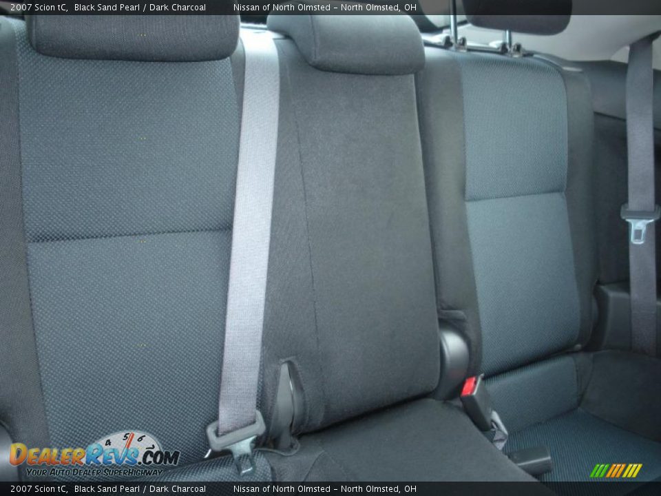 2007 Scion tC Black Sand Pearl / Dark Charcoal Photo #18