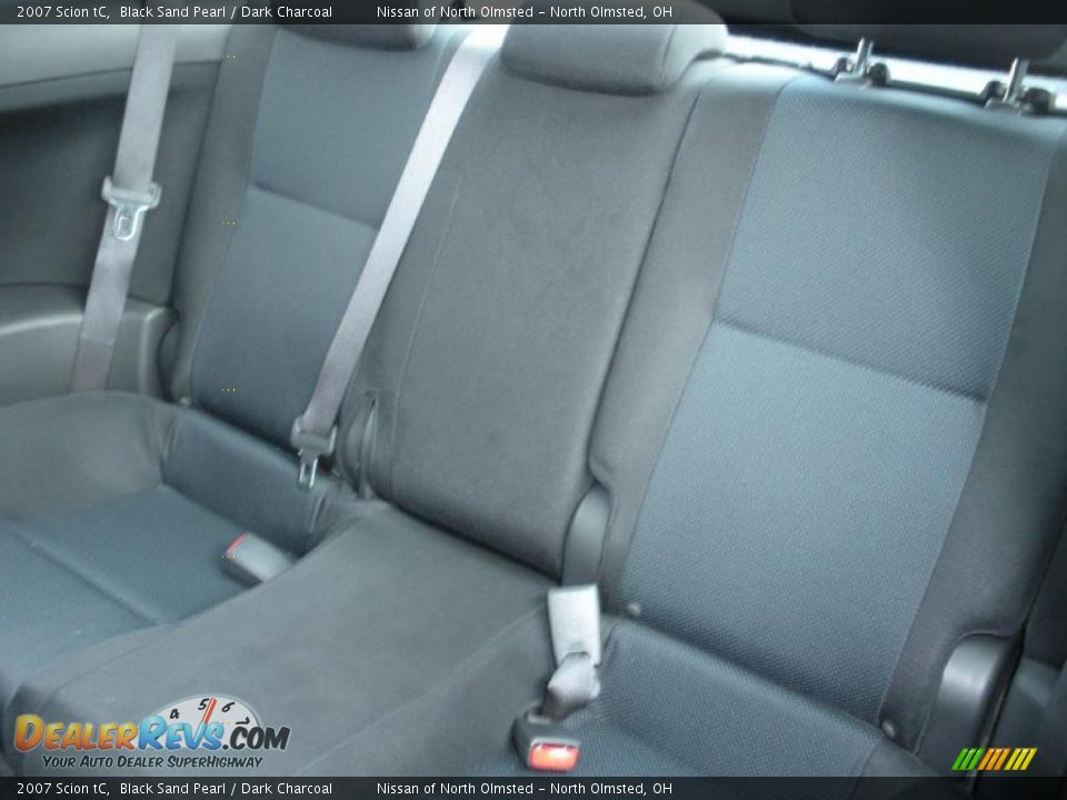 2007 Scion tC Black Sand Pearl / Dark Charcoal Photo #19