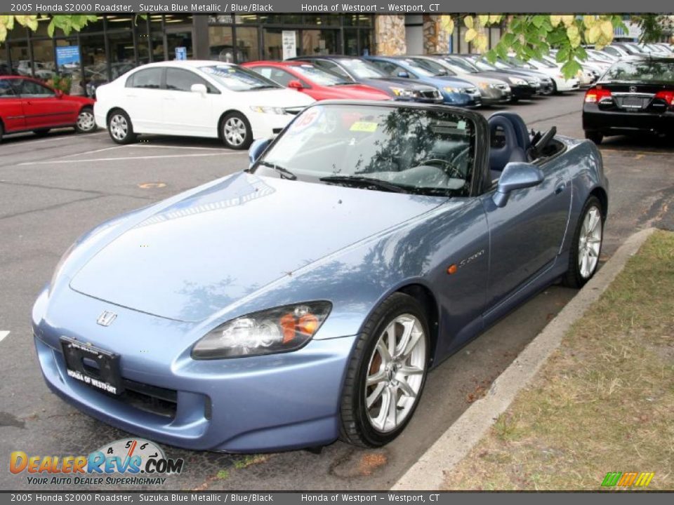 2005 Honda S2000 Roadster Suzuka Blue Metallic / Blue/Black Photo #1