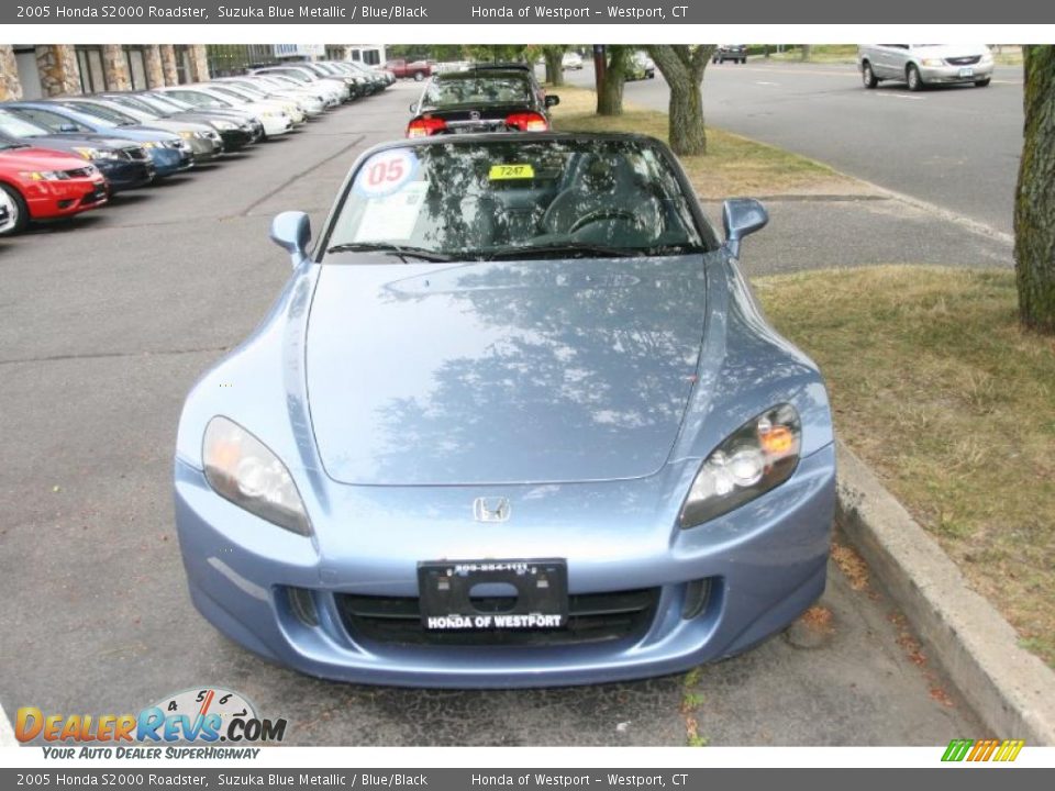 2005 Honda S2000 Roadster Suzuka Blue Metallic / Blue/Black Photo #2