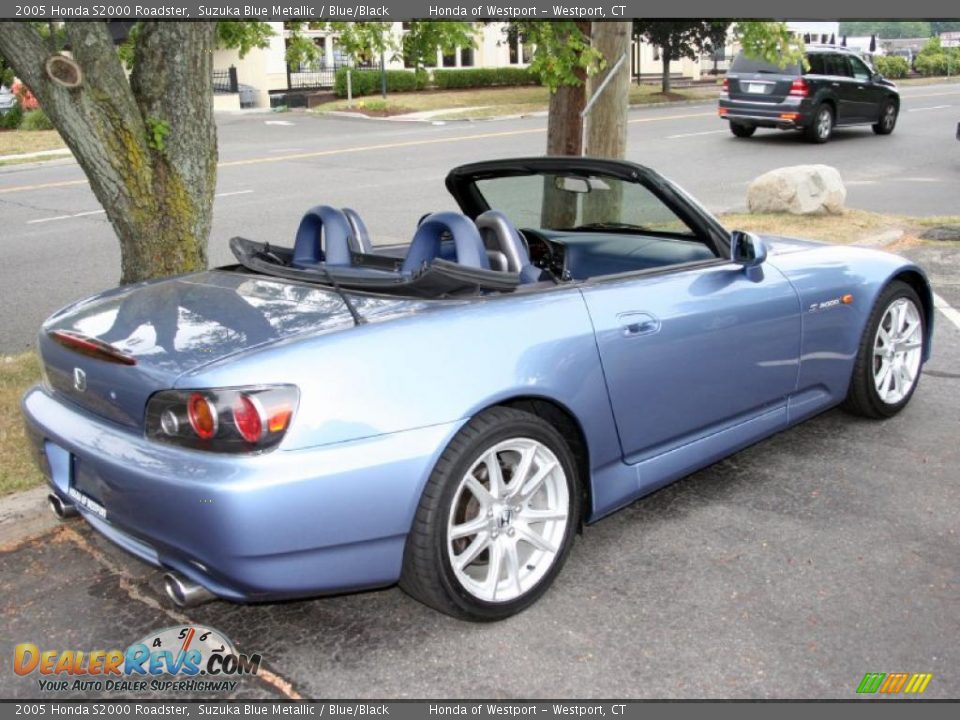 2005 Honda S2000 Roadster Suzuka Blue Metallic / Blue/Black Photo #5