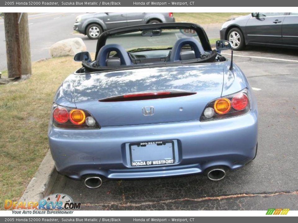 2005 Honda S2000 Roadster Suzuka Blue Metallic / Blue/Black Photo #6