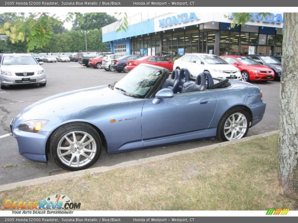 2005 Honda S2000 Roadster Suzuka Blue Metallic / Blue/Black Photo #9