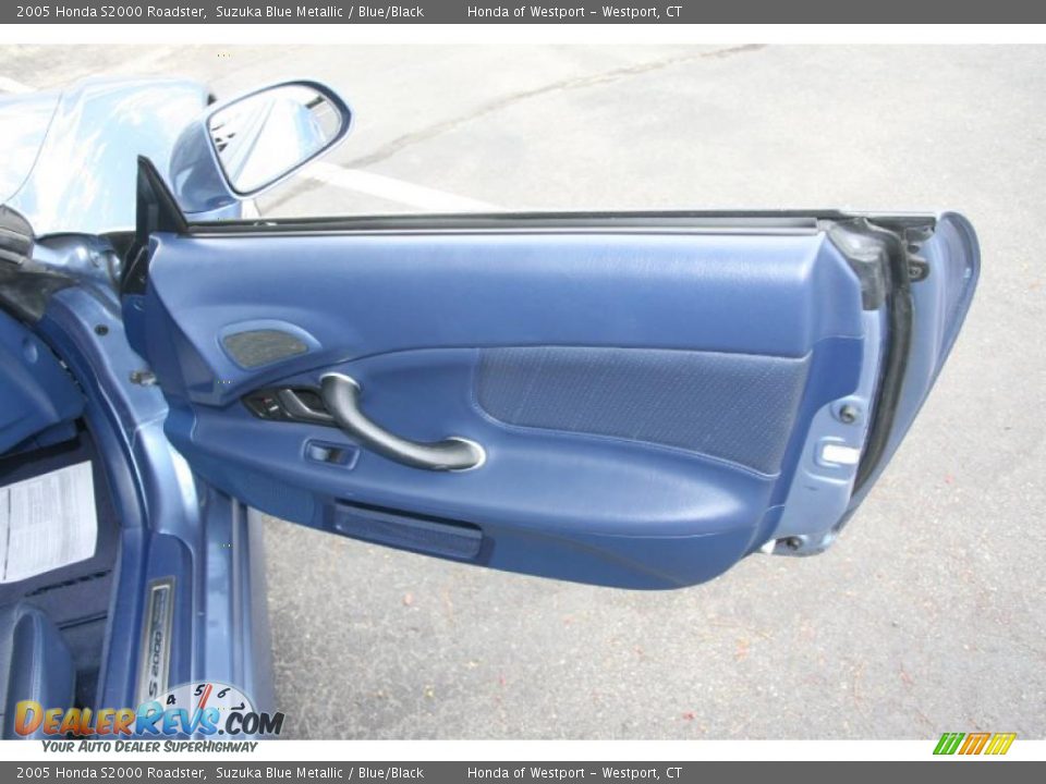 2005 Honda S2000 Roadster Suzuka Blue Metallic / Blue/Black Photo #13