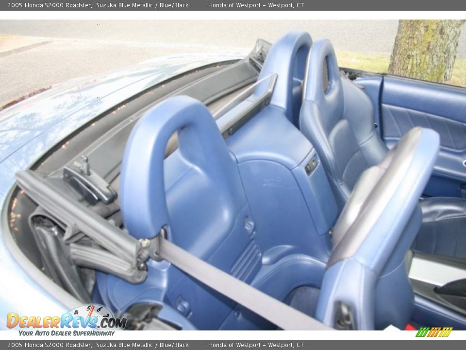 2005 Honda S2000 Roadster Suzuka Blue Metallic / Blue/Black Photo #15