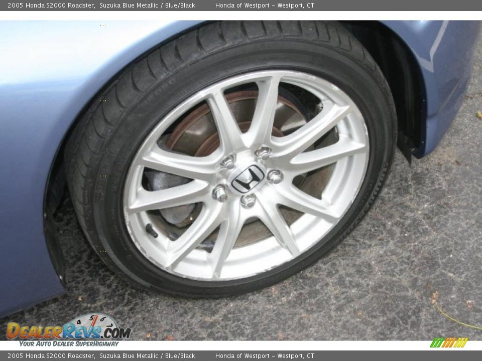 2005 Honda S2000 Roadster Suzuka Blue Metallic / Blue/Black Photo #16