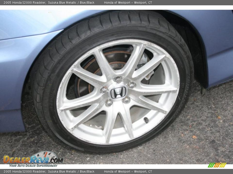 2005 Honda S2000 Roadster Suzuka Blue Metallic / Blue/Black Photo #17