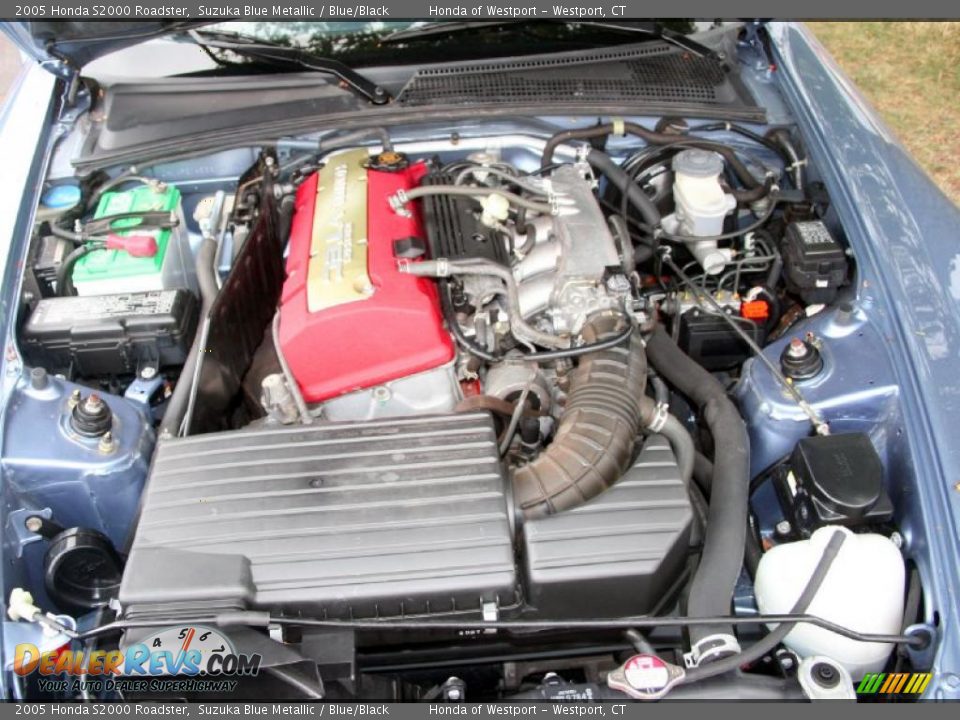 2005 Honda S2000 Roadster Suzuka Blue Metallic / Blue/Black Photo #23