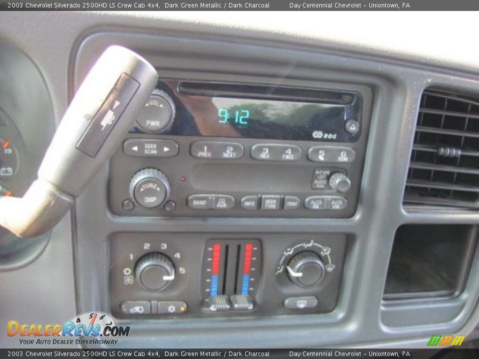 2003 Chevrolet Silverado 2500HD LS Crew Cab 4x4 Dark Green Metallic / Dark Charcoal Photo #12