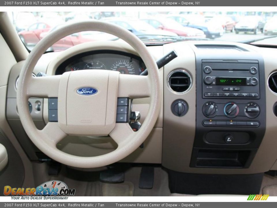 2007 Ford F150 XLT SuperCab 4x4 Redfire Metallic / Tan Photo #6