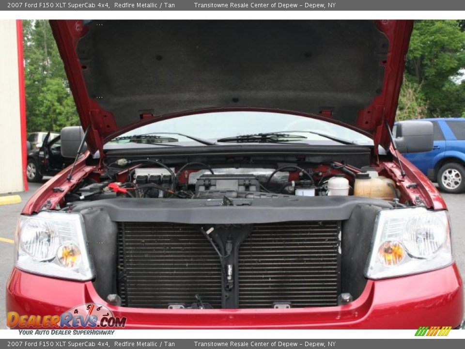 2007 Ford F150 XLT SuperCab 4x4 Redfire Metallic / Tan Photo #11