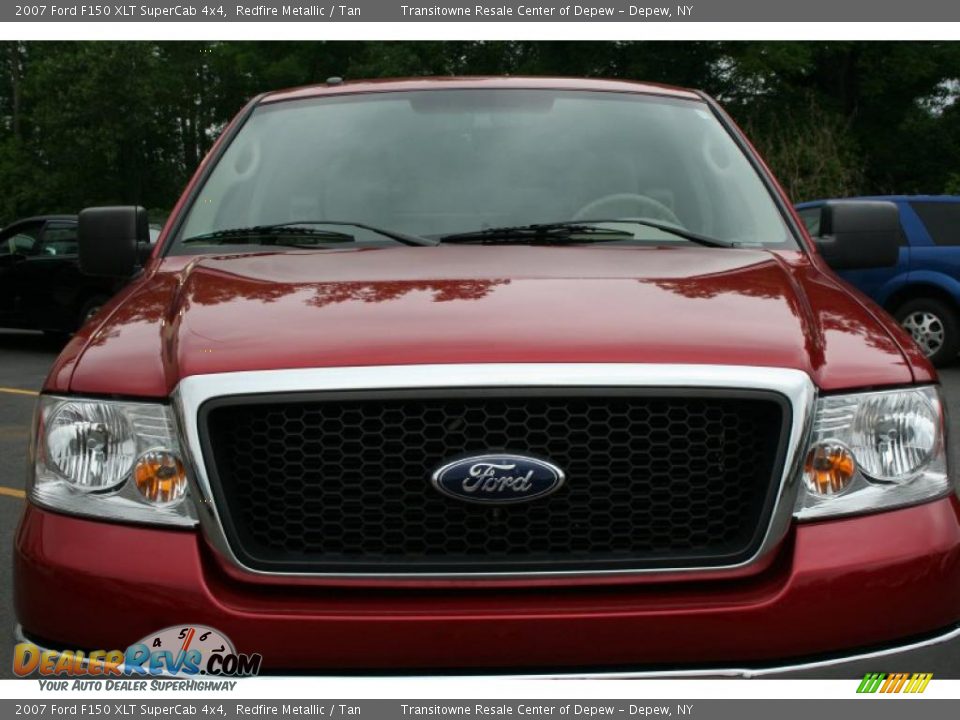 2007 Ford F150 XLT SuperCab 4x4 Redfire Metallic / Tan Photo #13