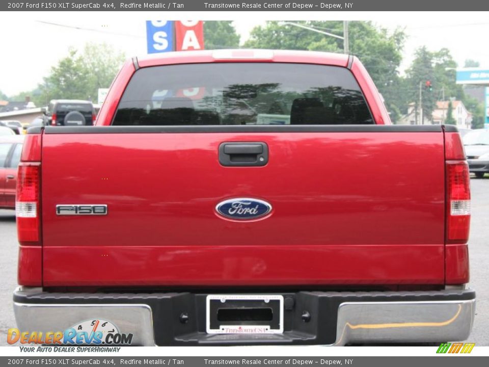 2007 Ford F150 XLT SuperCab 4x4 Redfire Metallic / Tan Photo #15