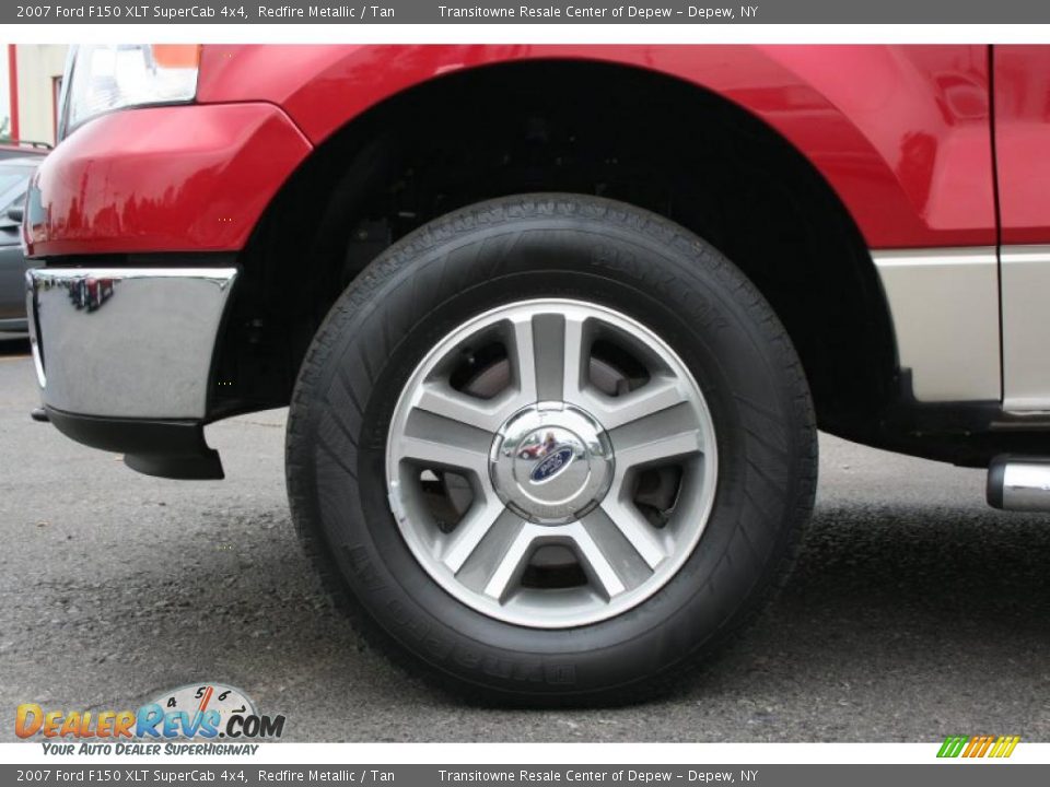 2007 Ford F150 XLT SuperCab 4x4 Redfire Metallic / Tan Photo #17