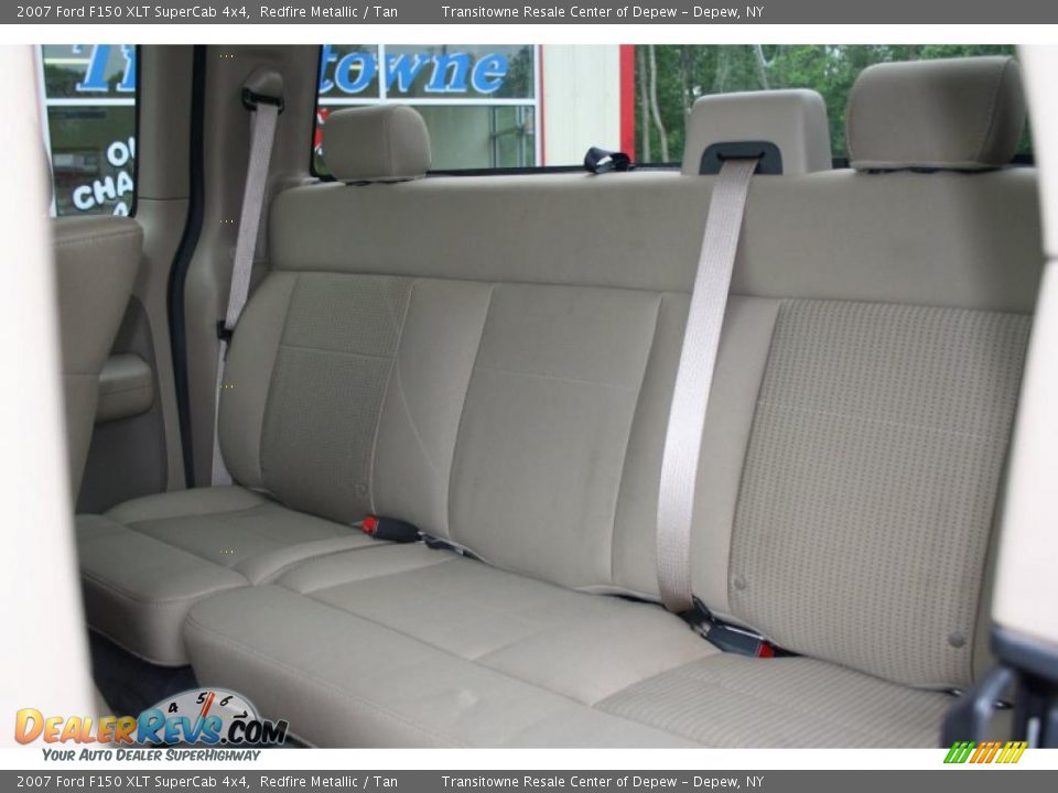 2007 Ford F150 XLT SuperCab 4x4 Redfire Metallic / Tan Photo #21