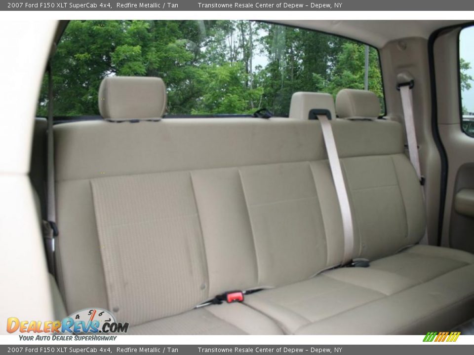 2007 Ford F150 XLT SuperCab 4x4 Redfire Metallic / Tan Photo #24