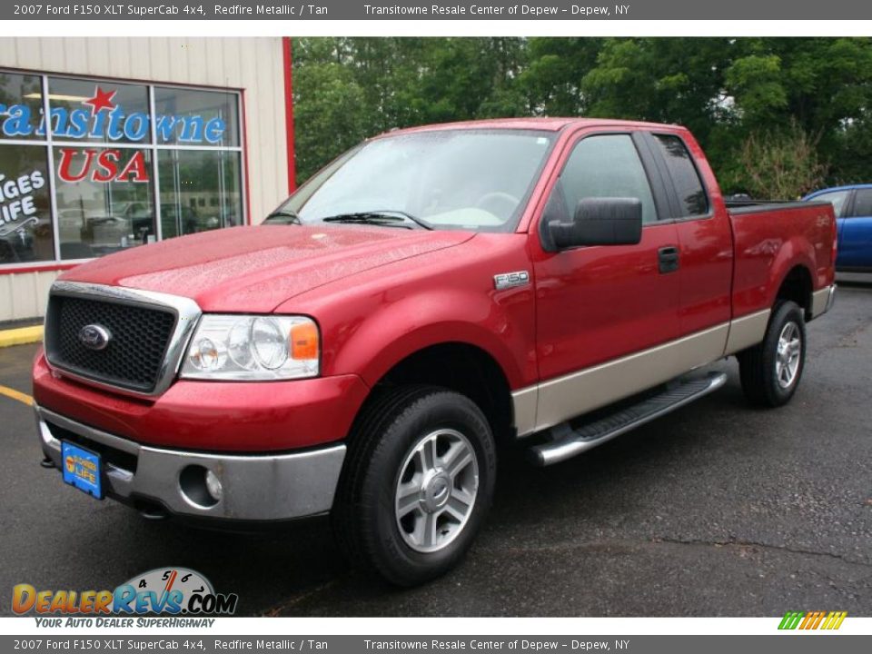 2007 Ford F150 XLT SuperCab 4x4 Redfire Metallic / Tan Photo #25
