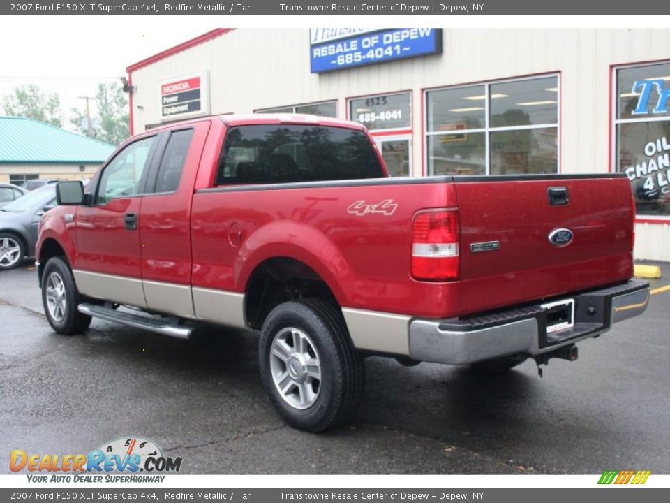 2007 Ford F150 XLT SuperCab 4x4 Redfire Metallic / Tan Photo #26