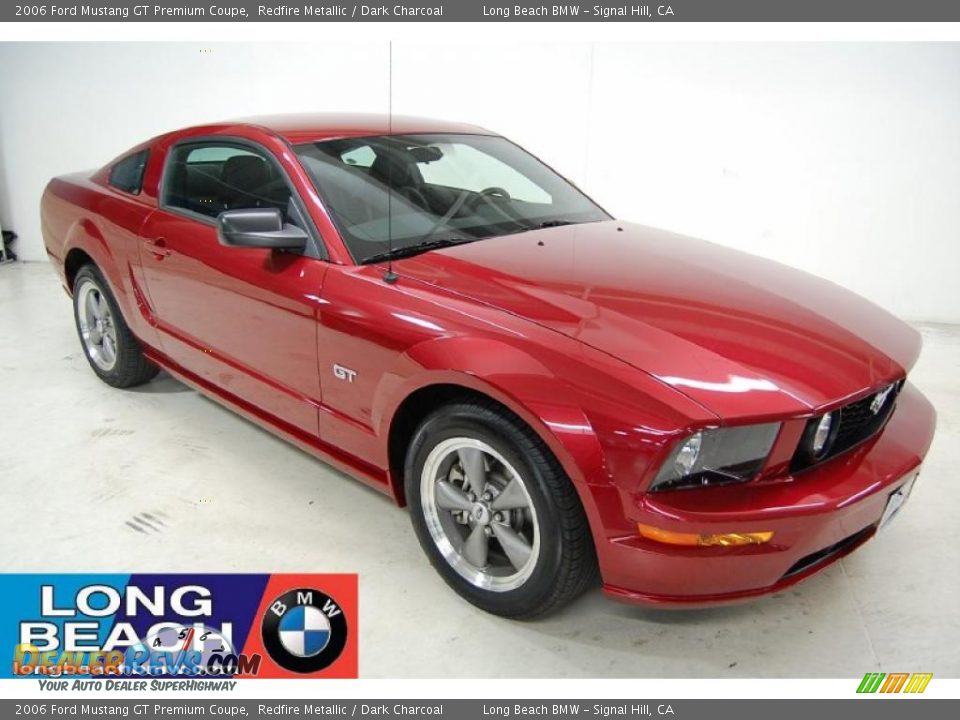 2006 Ford Mustang GT Premium Coupe Redfire Metallic / Dark Charcoal Photo #1