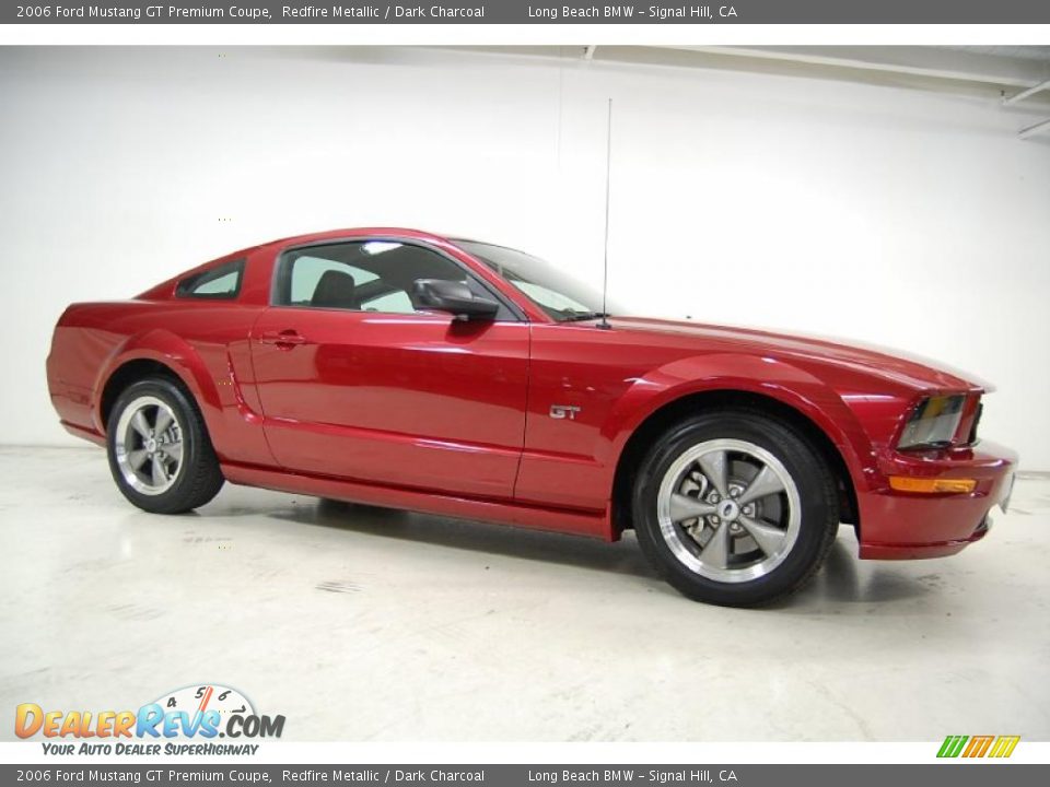 2006 Ford Mustang GT Premium Coupe Redfire Metallic / Dark Charcoal Photo #2