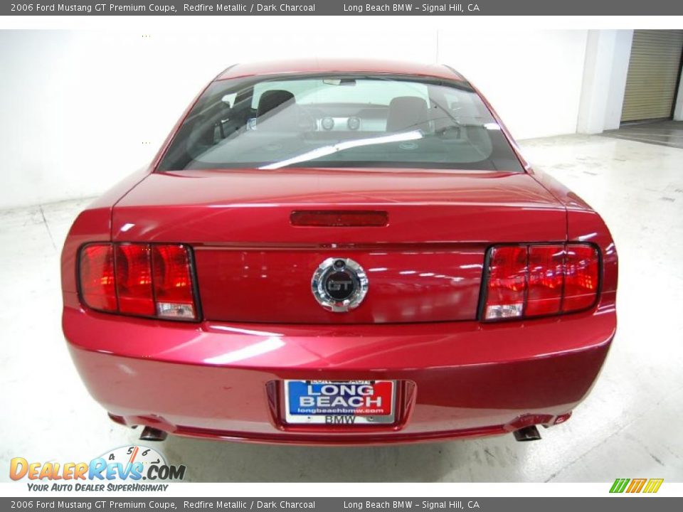 2006 Ford Mustang GT Premium Coupe Redfire Metallic / Dark Charcoal Photo #7