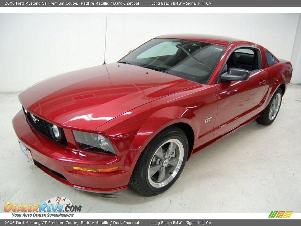 2006 Ford Mustang GT Premium Coupe Redfire Metallic / Dark Charcoal Photo #8