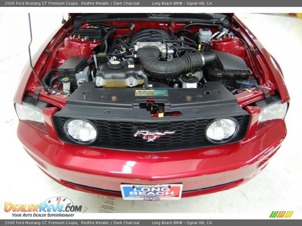 2006 Ford Mustang GT Premium Coupe Redfire Metallic / Dark Charcoal Photo #14