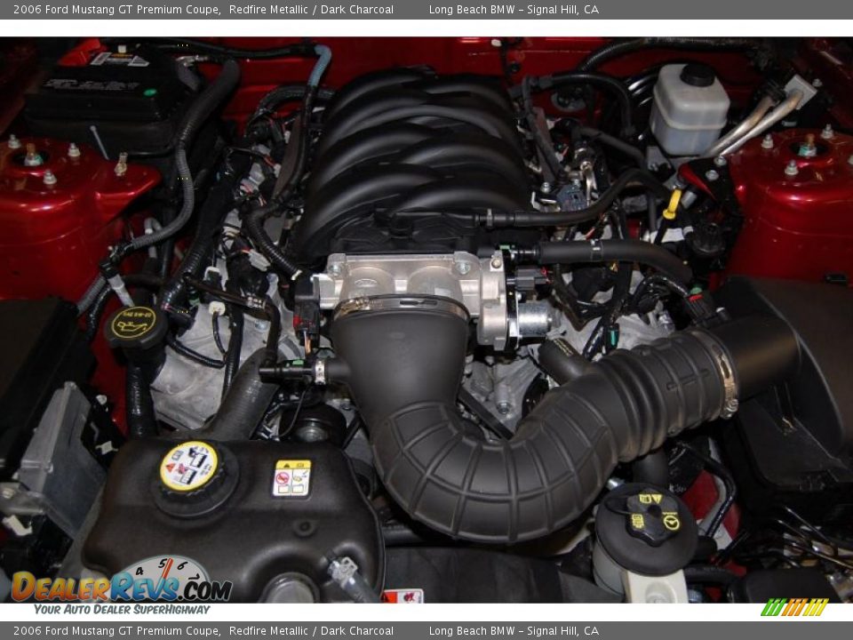 2006 Ford Mustang GT Premium Coupe Redfire Metallic / Dark Charcoal Photo #15